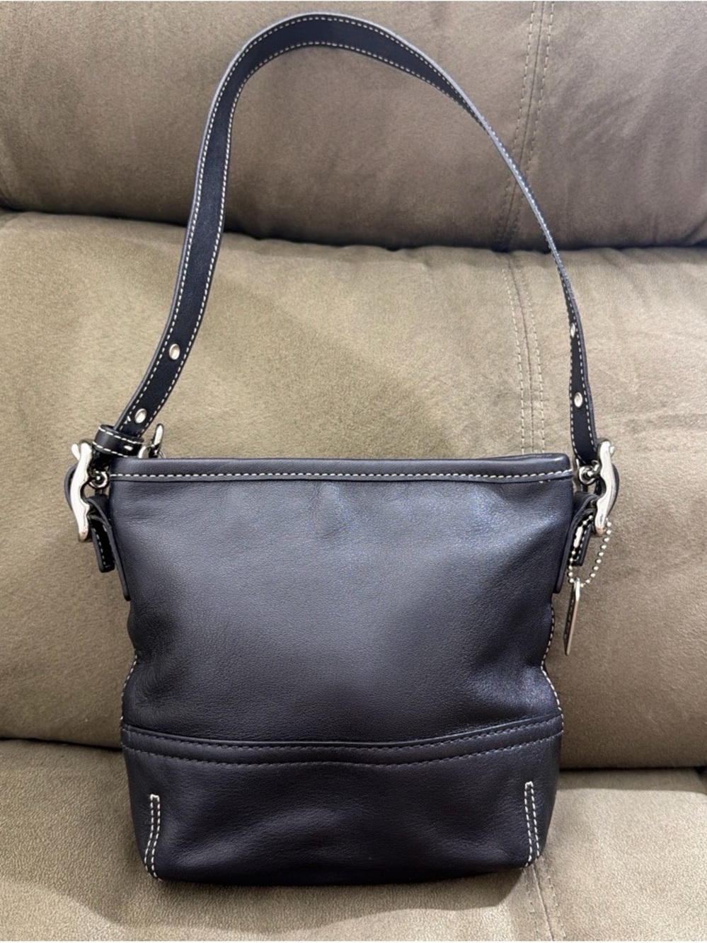 Coach Vintage 2004 Soho Leather Small Duffel Bucket Bag
